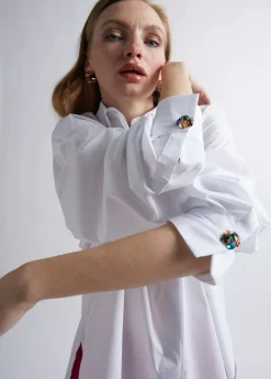 Camisa botones joya |  COLECCIÓN MAITE | Lola Casademunt Camisas Y Blusas