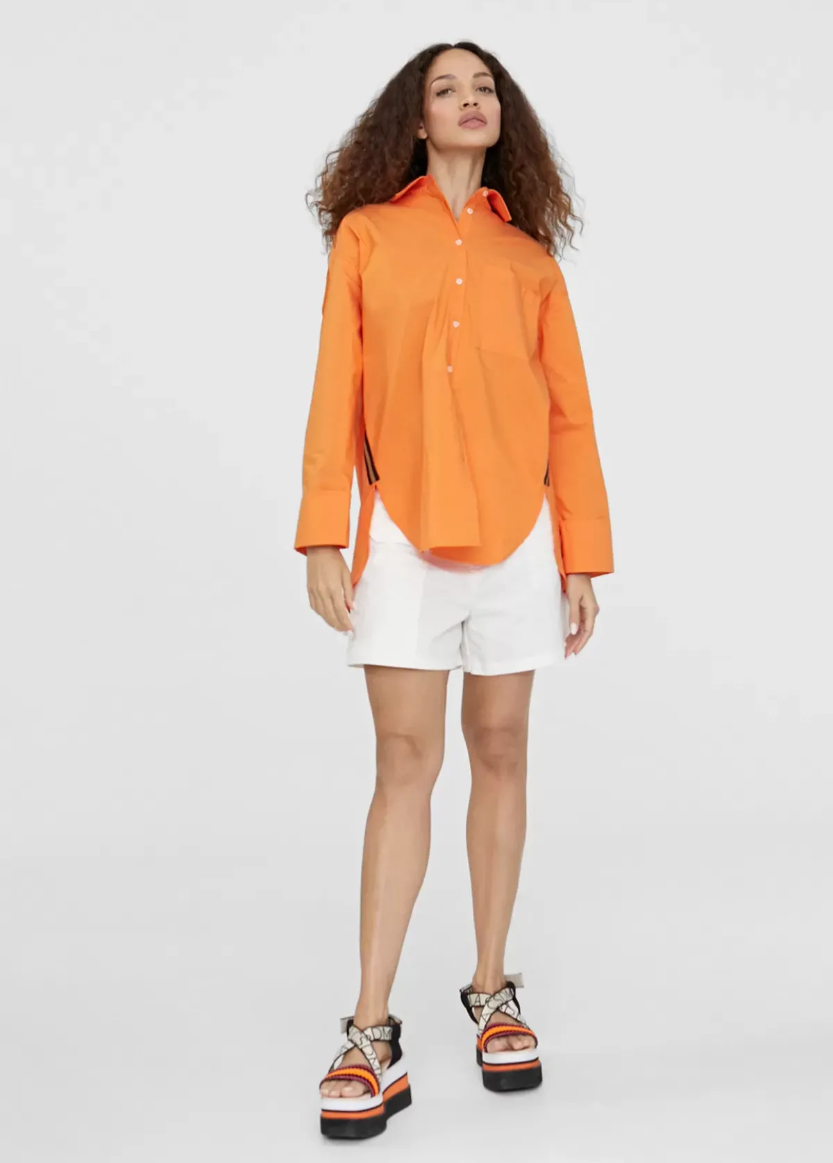 Camisa básica de algodón Camisas Y Blusas