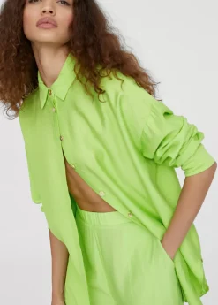 Camisa básica manga larga Camisas Y Blusas