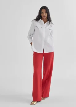 Best Camisa con detalle joyas Camisas Y Blusas