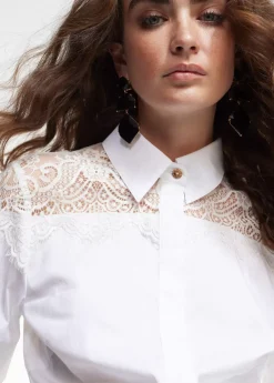 Discount Camisa con encaje Camisas Y Blusas