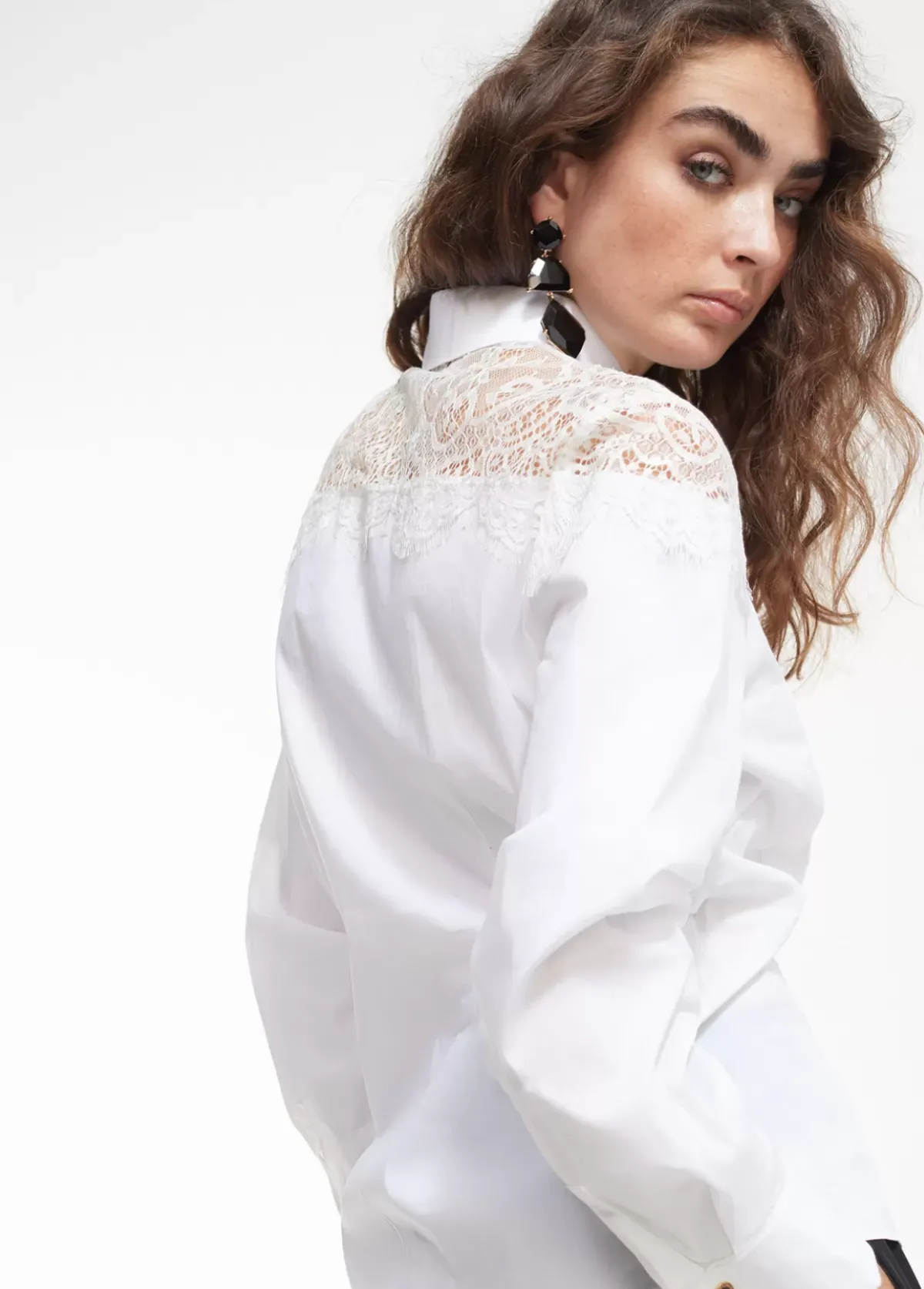 Discount Camisa con encaje Camisas Y Blusas