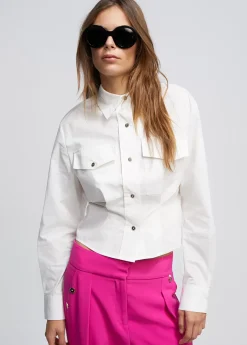 Hot Camisa cropped Camisas Y Blusas