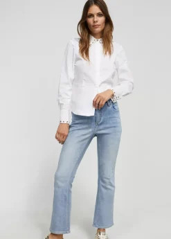 New Camisa detalle tachas Camisas Y Blusas