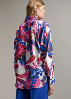 Clearance Camisa estampada paisley Camisas Y Blusas