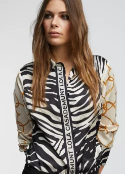 Outlet Camisa estampado zebra Animal Print|Camisas Y Blusas