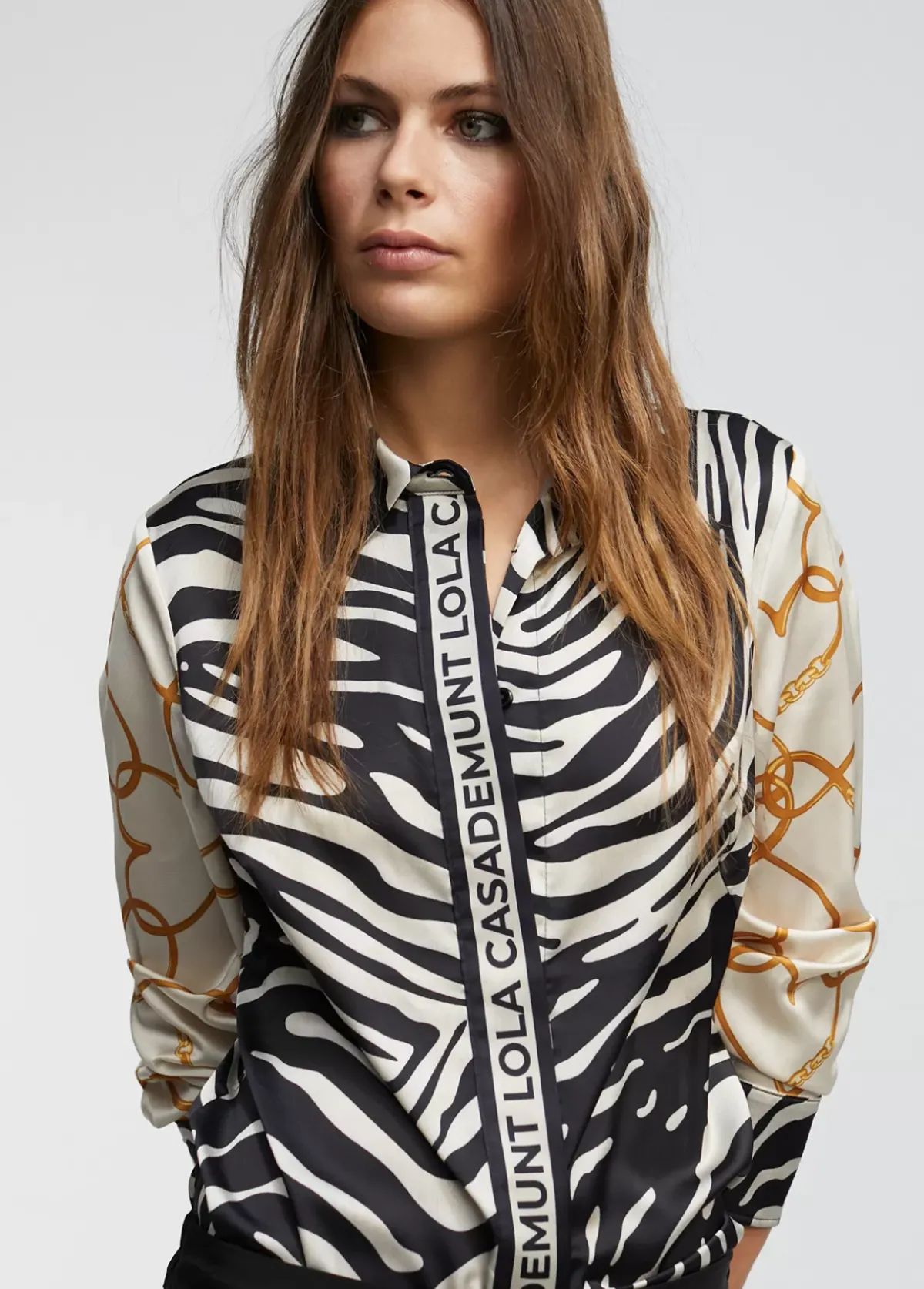 Outlet Camisa estampado zebra Animal Print|Camisas Y Blusas
