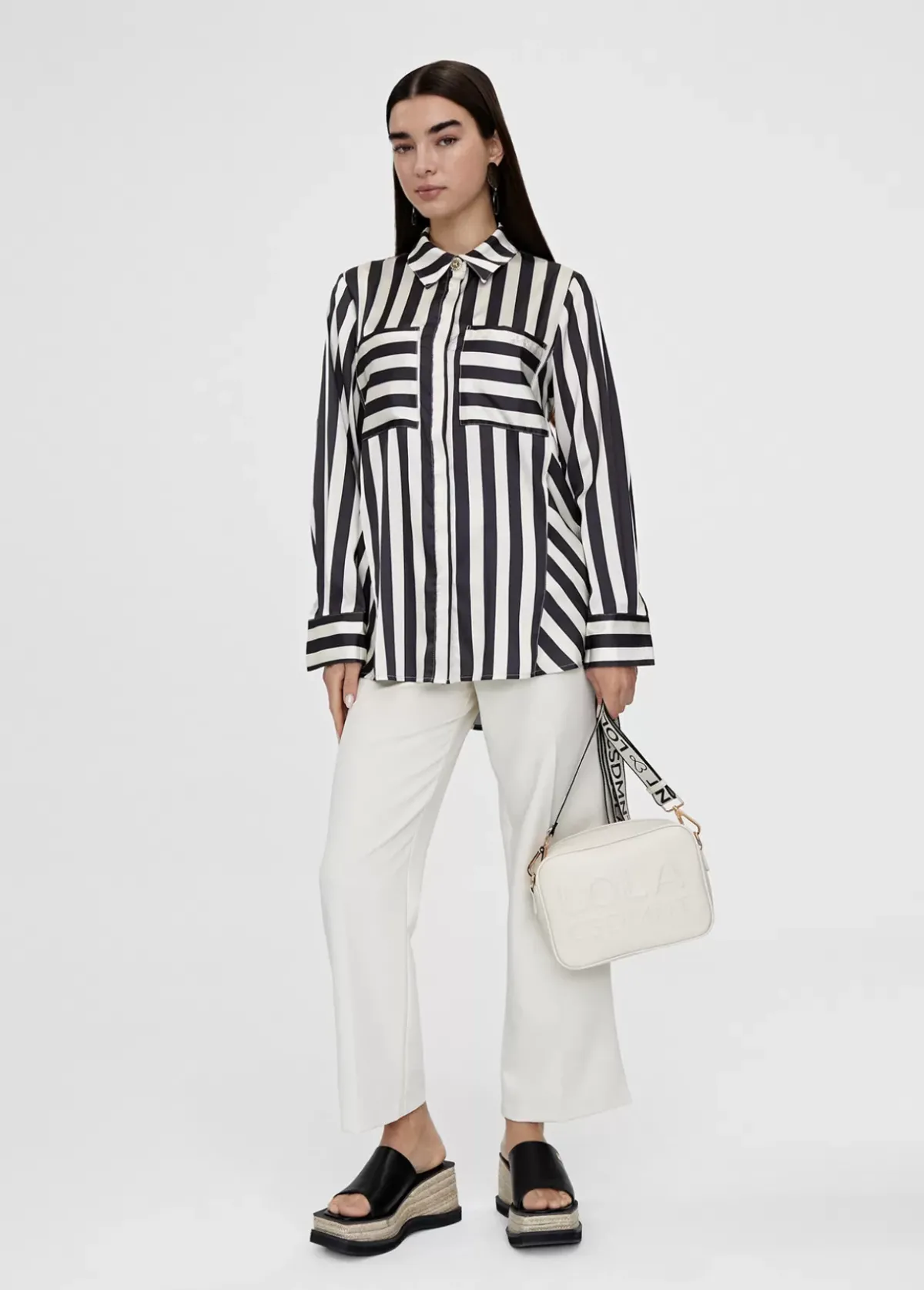 Hot Camisa fluida de rayas Camisas Y Blusas