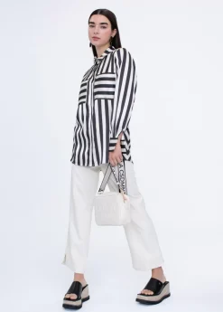 Hot Camisa fluida de rayas Camisas Y Blusas