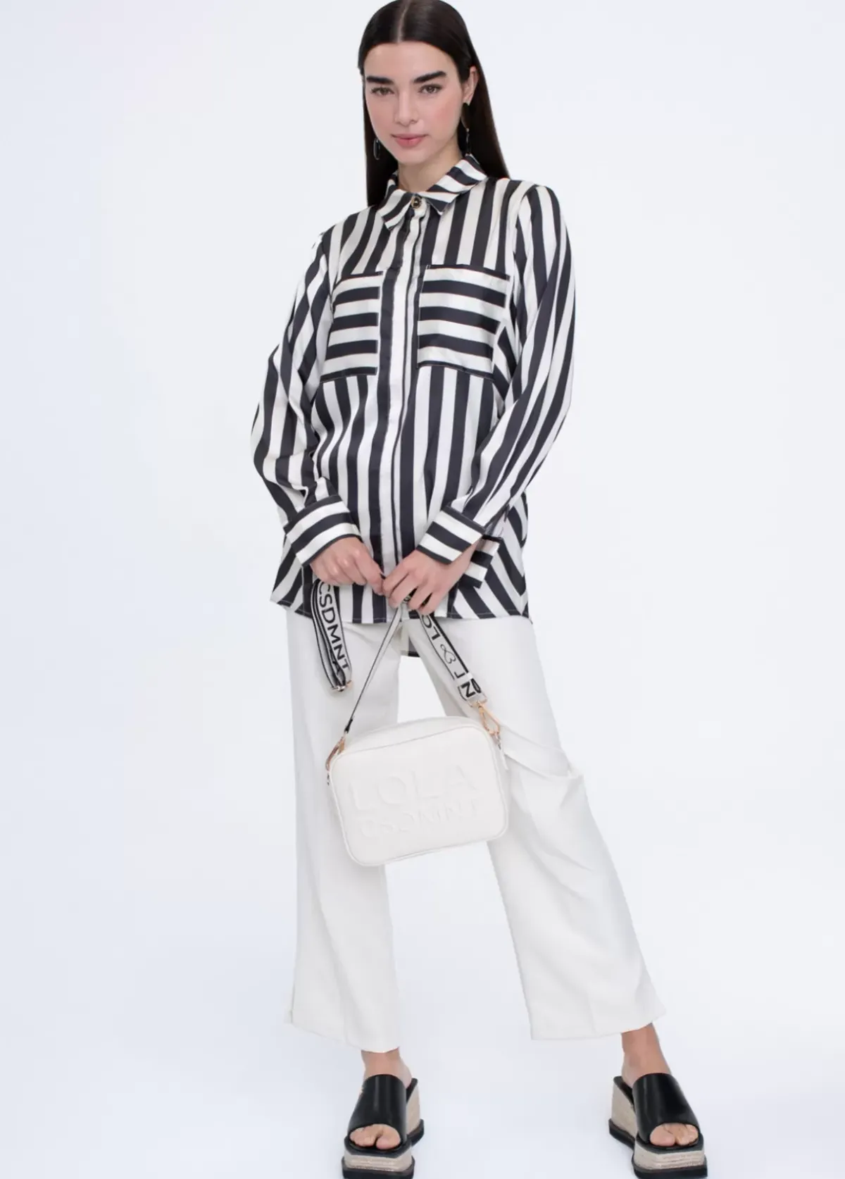 Hot Camisa fluida de rayas Camisas Y Blusas