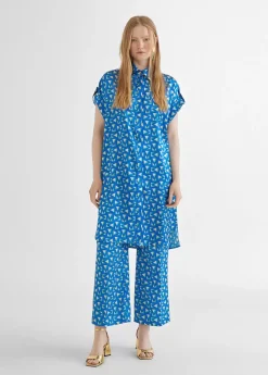 Clearance Camisa larga estampada Camisas Y Blusas