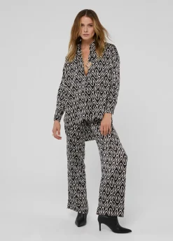 New Camisa larga monograma Camisas Y Blusas