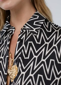 New Camisa larga monograma Camisas Y Blusas