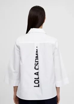 Camisa pico manga acampanada Camisas Y Blusas