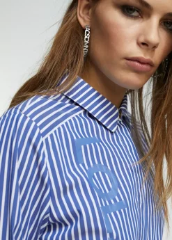 Clearance Camisa rayas logo Camisas Y Blusas