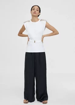 Outlet Camiseta con cinturón Camisetas Y Tops