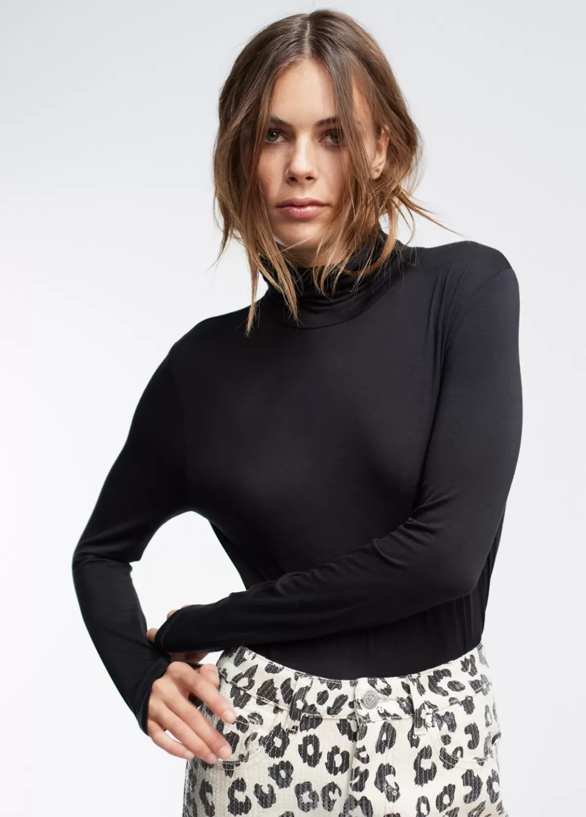 Camiseta cuello alto Camisetas Y Tops