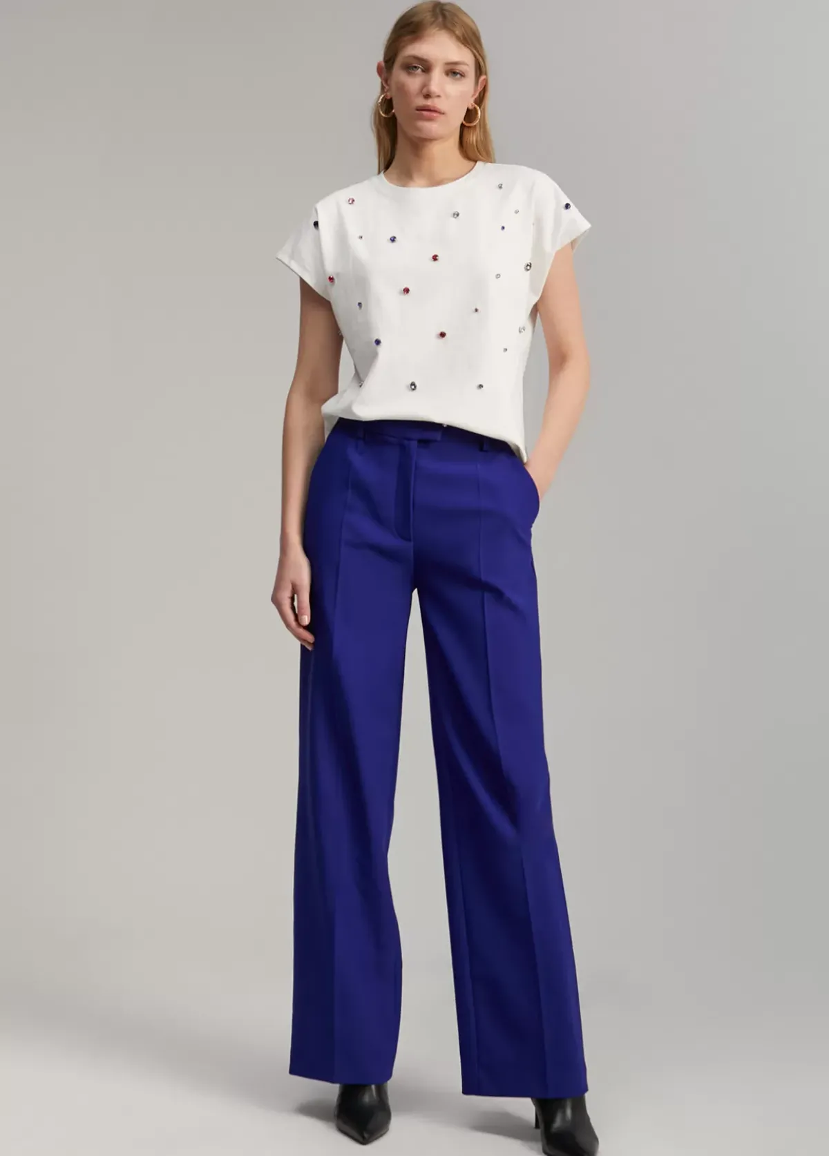 Sale Camiseta detalle joyas Camisetas Y Tops