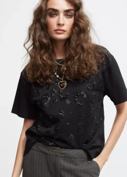 Discount Camiseta lentejuelas Camisetas Y Tops