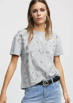 Hot Camiseta lentejuelas Camisetas Y Tops