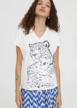 Outlet Camiseta posicionado trigre Camisetas Y Tops