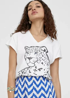 Outlet Camiseta posicionado trigre Camisetas Y Tops