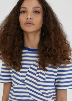 Clearance Camiseta rayas posicionado LC Camisetas Y Tops