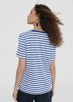 Clearance Camiseta rayas posicionado LC Camisetas Y Tops