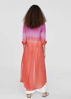 Hot Camisola larga tie dye Camisas Y Blusas|Baño