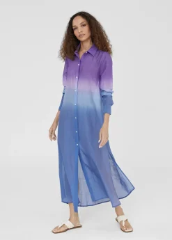 New Camisola larga tie dye Camisas Y Blusas|Baño