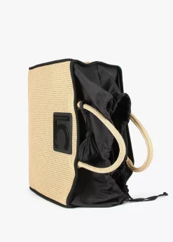 Clearance Capazo con ribetes a contraste Bolsos|Baño