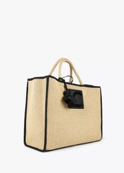 Clearance Capazo con ribetes a contraste Bolsos|Baño