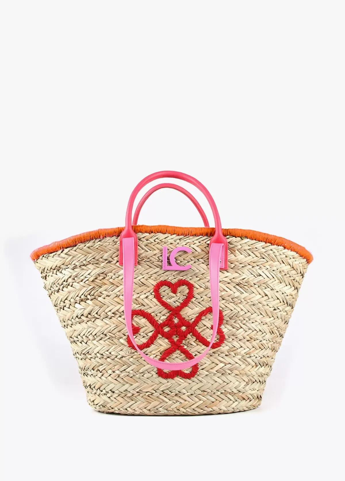 New Capazo corazones bordados Bolsos|Baño