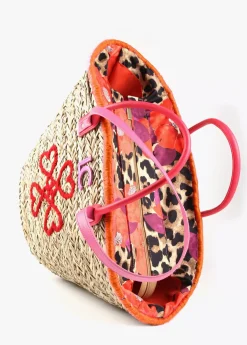 New Capazo corazones bordados Bolsos|Baño