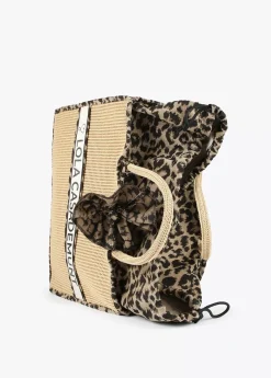 Outlet Capazo detalles animal print Bolsos|Baño