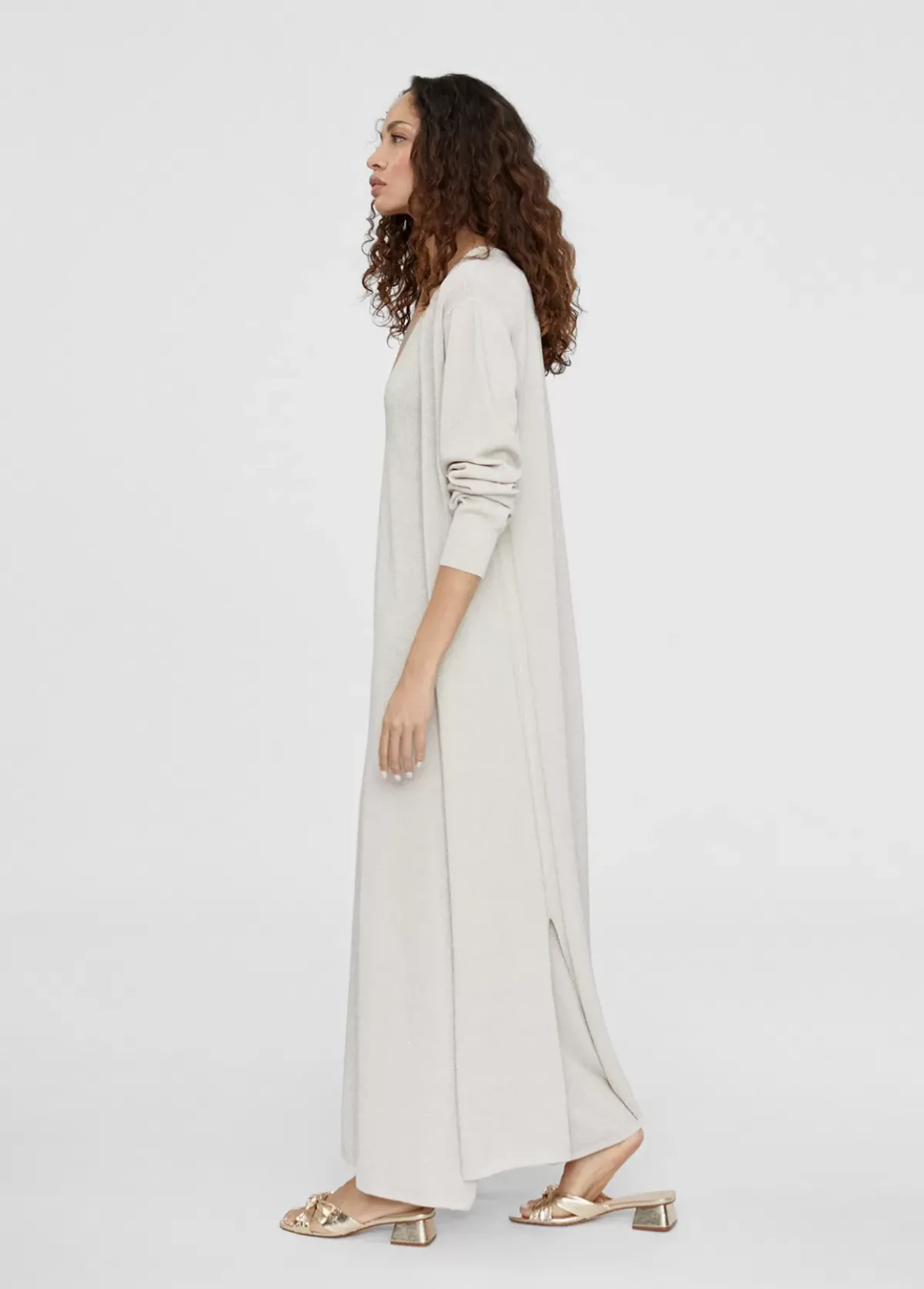 Discount Cardigan largo de punto Chaquetas Y Gabardinas|Punto