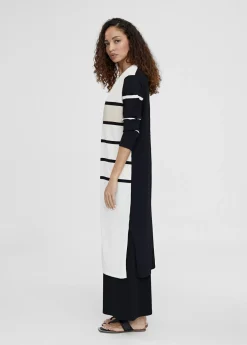 Online Cardigan punto de rayas Chaquetas Y Gabardinas|Punto