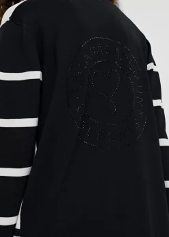 Online Cardigan punto de rayas Chaquetas Y Gabardinas|Punto