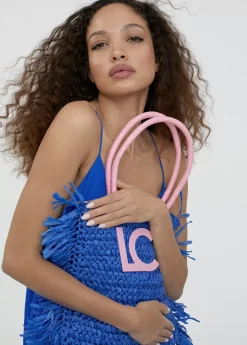 Online Cesto con logo a contraste Bolsos|Baño