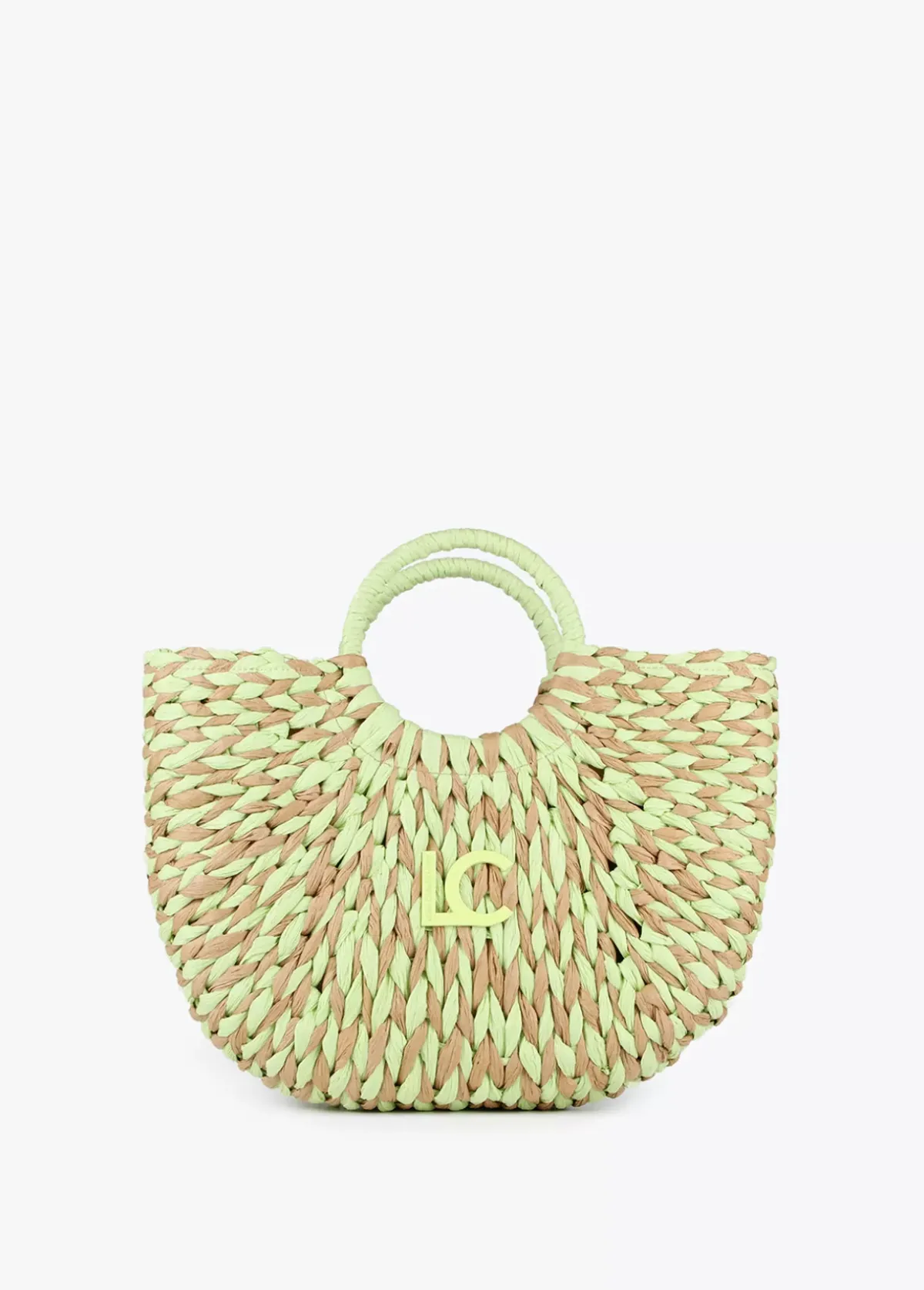 New Cesto efecto ráfia Bolsos|Baño