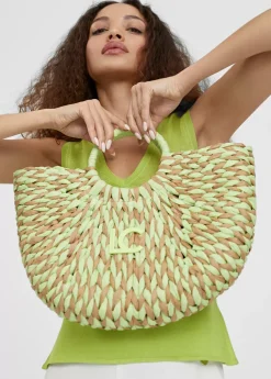 New Cesto efecto ráfia Bolsos|Baño