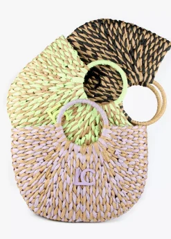 Cesto efecto ráfia Bolsos|Baño
