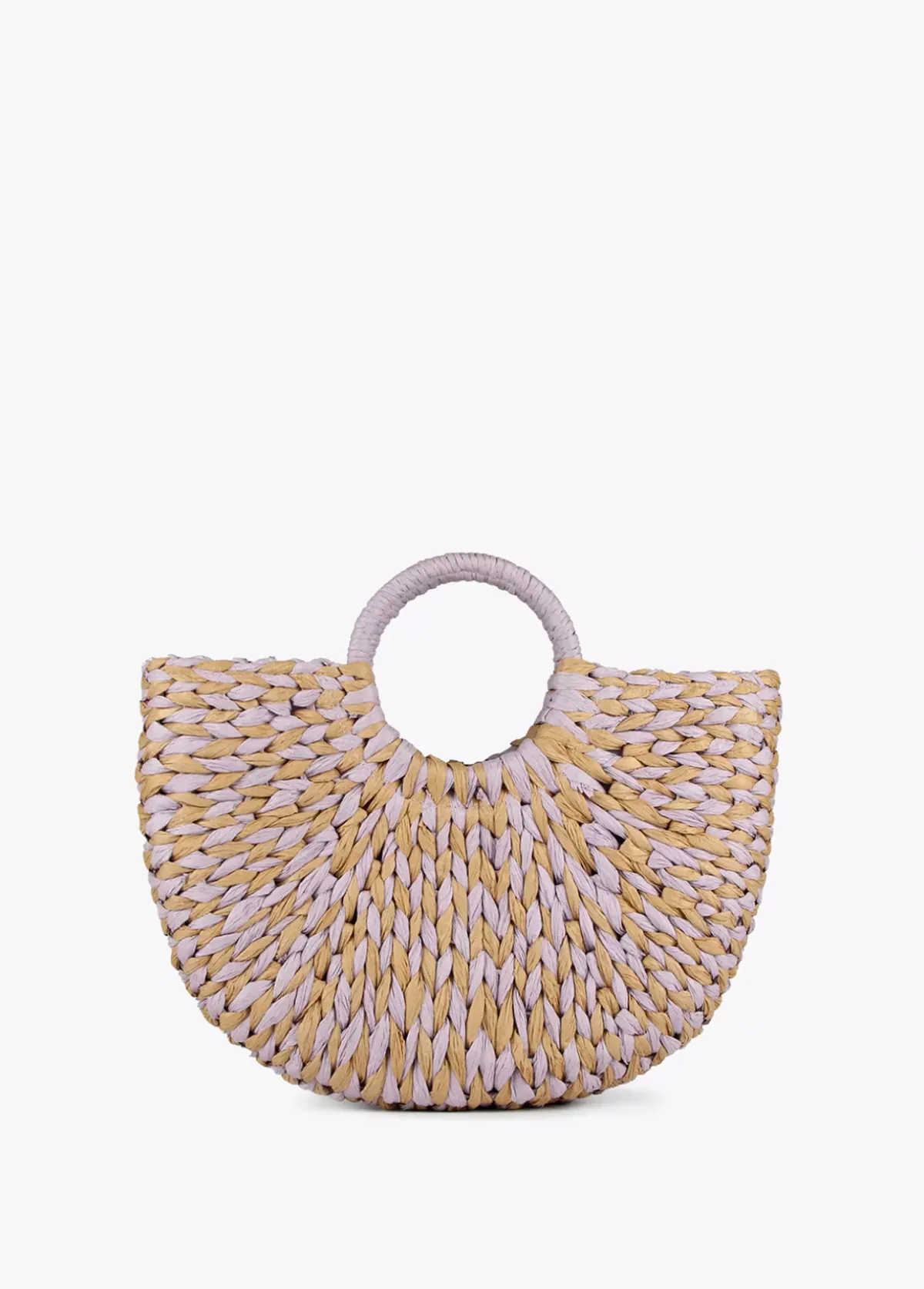 Cesto efecto ráfia Bolsos|Baño