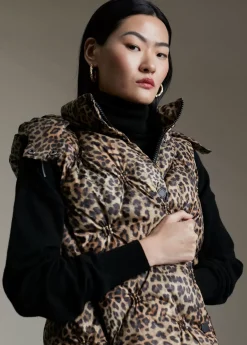 Online Chaleco acolchado animal print Animal Print|Chalecos