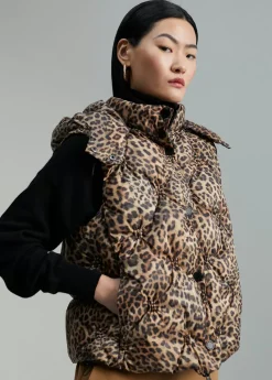 Online Chaleco acolchado animal print Animal Print|Chalecos