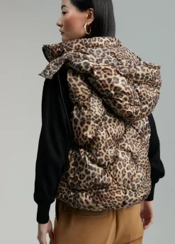 Online Chaleco acolchado animal print Animal Print|Chalecos