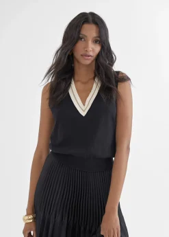 Outlet Chaleco bicolor Punto|Chalecos