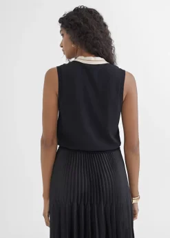 Outlet Chaleco bicolor Punto|Chalecos