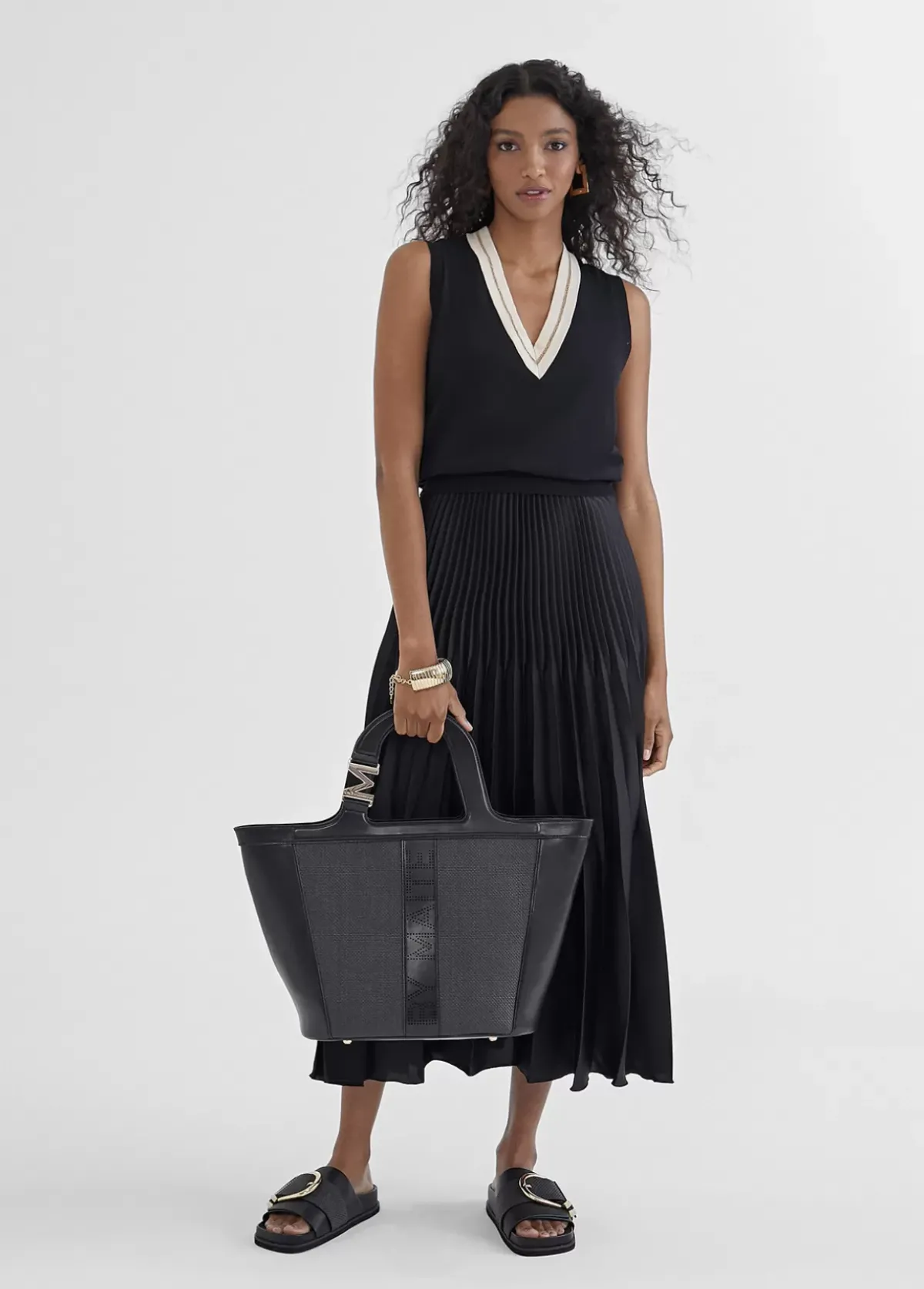 Outlet Chaleco bicolor Punto|Chalecos