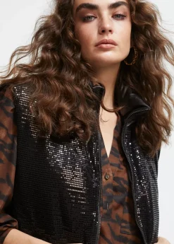 Best Chaleco efecto lentejuela Chalecos